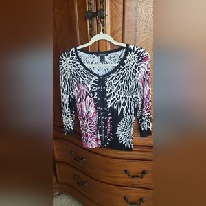 White House Black Market Scoop Neck Cardigan Size XS